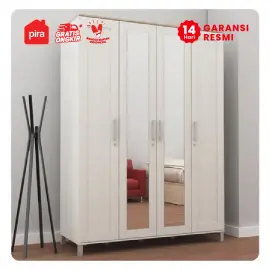 SERENA WD4 warna WHITE ASH - YELLOW OAK - PIRA - foto 1