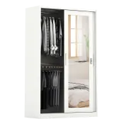 PIRA - SAXON A 120A N MWDSL LEMARI PAKAIAN BESI SLIDING / PINTU GESER warna WHITE - PIRA - foto 9