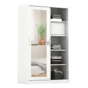 PIRA - SAXON A 120A N MWDSL LEMARI PAKAIAN BESI SLIDING / PINTU GESER warna WHITE - PIRA - foto 10