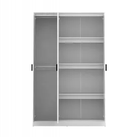 PIRA METROPOLIS -  YORK 3PS LEMARI PAKAIAN 3 PINTU FULL RAK warna WHITE - PIRA METROPOLIS - foto 10