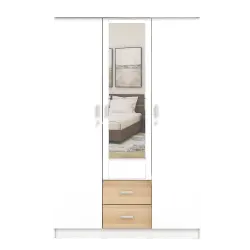 PIRA METROPOLIS OX -  ASTA 3PL LEMARI PAKAIAN 3 PINTU warna WHITE - PRO OAK - PIRA METROPOLIS OX - foto 7