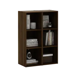 PIRA METROPOLIS - HAKO SU 3X1 RAK 3 SUSUN / RAK SUSUN SERBAGUNA / RAK BUKU warna BROWN WALNUT - PIRA METROPOLIS - foto 4