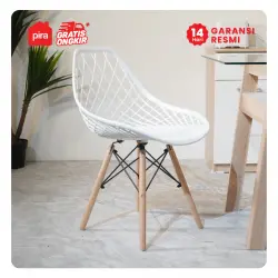 PIRA - ESME DC KURSI TERAS / KURSI CAFE / KURSI MAKAN / KURSI PLASTIK warna WHITE - PIRA - foto 4