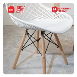PIRA - ESME DC KURSI TERAS / KURSI CAFE / KURSI MAKAN / KURSI PLASTIK warna WHITE - PIRA - foto 6