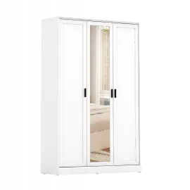 PIRA METROPOLIS -  YORK 3PS LEMARI PAKAIAN 3 PINTU FULL RAK warna WHITE - PIRA METROPOLIS - foto 5