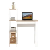 PIRA - FELIX DK80 MEJA KERJA / MEJA BELAJAR DENGAN RAK BUKU warna WHITE - PRO OAK - PIRA - foto 8