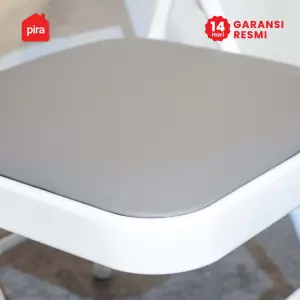PIRA - SOLO AVA CH45 KURSI LIPAT OUTDOOR / KURSI LIPAT / KURSI CAFE warna WHITE - GREY - PIRA - foto 4