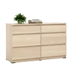 PIRA -  LINUS CH3+3 LEMARI LACI warna PRO OAK - PIRA - foto 3