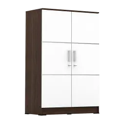PIRA METROPOLIS - ALBA BAZ BL 80 LEMARI PAKAIAN ANAK warna AMERICAN WALNUT - WHITE - METROPOLIS - foto 4