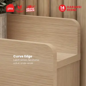PIRA - NIDO HB160 HEADBOARD KASUR / SANDARAN KASUR / DIPAN / DIPAN TEMPAT TIDUR warna PRO OAK - PIRA - foto 7