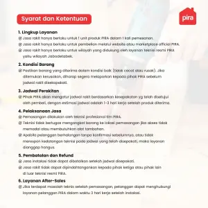 JASA RAKIT JAKARTA warna WHITE - PIRA - foto 4