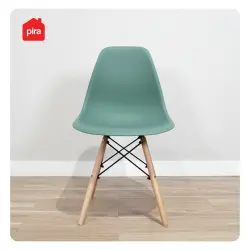 PIRA - BJORN DC KURSI KERJA / KURSI MAKAN / KURSI TERAS / KURSI CAFE / KURSI SANTAI / KURSI BELAJAR / KURSI PLASTIK warna DARK GREEN - PIRA - foto 2
