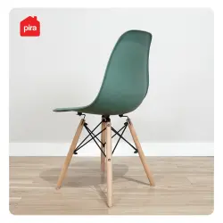 PIRA - BJORN DC KURSI KERJA / KURSI MAKAN / KURSI TERAS / KURSI CAFE / KURSI SANTAI / KURSI BELAJAR / KURSI PLASTIK warna DARK GREEN - PIRA - foto 4