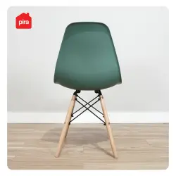PIRA - BJORN DC KURSI KERJA / KURSI MAKAN / KURSI TERAS / KURSI CAFE / KURSI SANTAI / KURSI BELAJAR / KURSI PLASTIK warna DARK GREEN - PIRA - foto 5