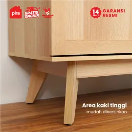 PIRA - MAISON SB160 BUFET / SIDEBOARD / LEMARI KABINET / MEJA TV warna PRO OAK - TRAVERTINE - PIRA - foto 8