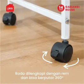 PIRA METROPOLIS - ALVA MCH3 RAK LACI BESI / DRAWER PENYIMPANAN BESI / RAK SUSUN BESI / LACI DOKUMEN warna WHITE - PIRA METROPOLIS - foto 6