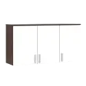 PIRA METROPOLIS - ALBA BAZ KC WU120 KABINET GANTUNG DAPUR warna AMERICAN WALNUT - WHITE - METROPOLIS - foto 4