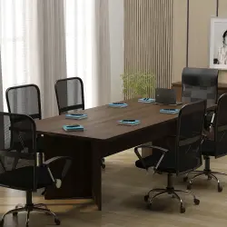 PIRA BAVARIAN - ALTA MT240 MEJA MEETING / MEJA RAPAT warna BROWN WALNUT - BAVARIAN - foto 8