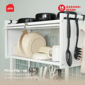 PIRA HOME - DISH MDR65 RAK PIRING / RAK DAPUR / RAK CUCI PIRING / RAK WASTAFEL / RAK PENGERING PIRING warna BLACK - PIRA HOME - foto 5