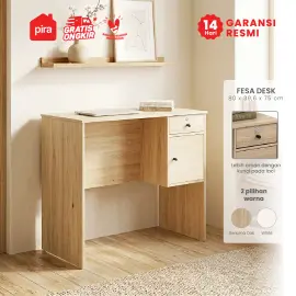 PIRA METROPOLIS -  FESA DESK MEJA BELAJAR / MEJA KERJA warna SONOMA OAK - METROPOLIS - foto 1