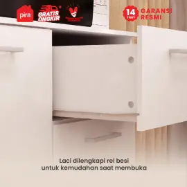 PIRA METROPOLIS OX -  ARUNA SB120 BUFET / RAK DAPUR / KITCHEN SET BAWAH DAPUR / LEMARI DAPUR warna WHITE - PIRA METROPOLIS OX - foto 7
