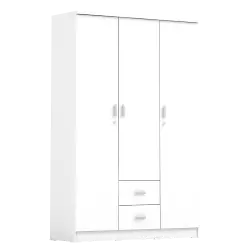 PIRA METROPOLIS OX -  ASTA 3PL LEMARI PAKAIAN 3 PINTU warna WHITE - PIRA METROPOLIS OX - foto 8