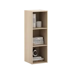 PIRA METROPOLIS  -  HAKO SU 3X1 RAK 3 SUSUN / RAK SUSUN SERBAGUNA / RAK BUKU warna PRO OAK - PIRA METROPOLIS - foto 3