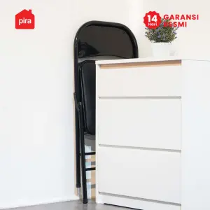 PIRA - SOLO AVA CH45 KURSI LIPAT OUTDOOR / KURSI LIPAT / KURSI CAFE warna BLACK - PIRA - foto 3