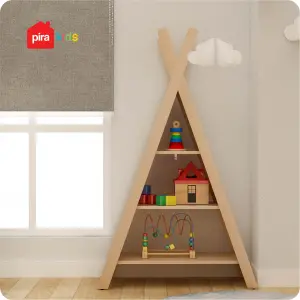 PIRA KIDS - BOHO SU3X1 RAK MAINAN ANAK warna PRO OAK - WHITE VN - PIRA KIDS - foto 2