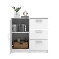 PIRA METROPOLIS - ALBA BAZ SB 80 BUFET warna WHITE - METROPOLIS - foto 3