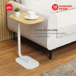 PIRA - TOGI ET40 MEJA KOPI / MEJA KECIL / MEJA SUDUT SOFA / MEJA SAMPING warna WHITE - PIRA - foto 5