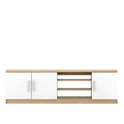 PIRA METROPOLIS - ARUNA AVA TV150 MEJA TV / RAK TV MINIMALIS warna PRO OAK - WHITE - PIRA METROPOLIS OX - foto 7