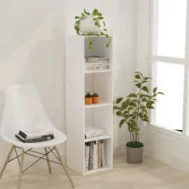PIRA METROPOLIS -  HAKO SU 4X1 RAK 4 SUSUN / RAK SUSUN SERBAGUNA / RAK BUKU warna WHITE - PIRA METROPOLIS - foto 7