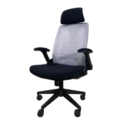 WORKDESIGN - TANO PC PR KURSI KANTOR / KURSI KERJA ERGONOMIS DENGAN LUMBAR SUPPORT warna BLACK - WORKDESIGN - foto 4
