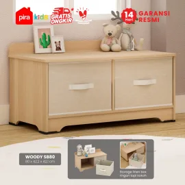PIRA KIDS - WOODY SB80 TEMPAT PENYIMPANAN MAINAN ANAK warna PRO OAK - PIRA KIDS - foto 1