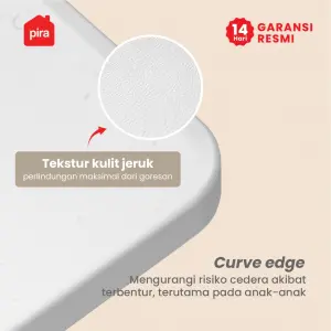 PIRA - FOLDA FT122 H MEJA SERBAGUNA / MEJA LIPAT OUTDOOR / MEJA TAMAN / MEJA MAKAN warna WHITE - PIRA - foto 2