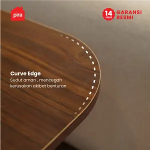 PIRA - TOGI ET40 MEJA KOPI / MEJA KECIL / MEJA SUDUT SOFA / MEJA SAMPING warna BROWN WALNUT - PIRA - foto 3