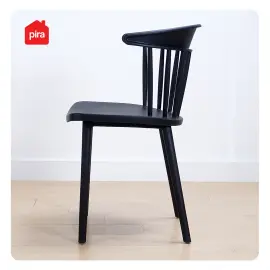 PIRA - EMILY A DC KURSI BELAJAR / KURSI MAKAN / KURSI TERAS / KURSI SANTAI / KURSI PLASTIK warna BLACK - PIRA - foto 5