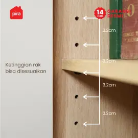 PIRA METROPOLIS -  SENDAI SB160 BUFET / LEMARI DAPUR / KABINET DAPUR / MEJA TV / SIDEBOARD warna PRO OAK - LIGHT TAUPE - PIRA METROPOLIS - foto 8