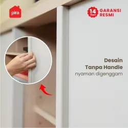 PIRA METROPOLIS -  SENDAI SB160 BUFET / LEMARI DAPUR / KABINET DAPUR / MEJA TV / SIDEBOARD warna PRO OAK - LIGHT TAUPE - PIRA METROPOLIS - foto 10