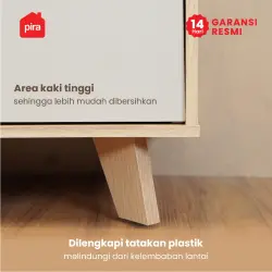 PIRA METROPOLIS -  SENDAI SB160 BUFET / LEMARI DAPUR / KABINET DAPUR / MEJA TV / SIDEBOARD warna PRO OAK - LIGHT TAUPE - PIRA METROPOLIS - foto 11