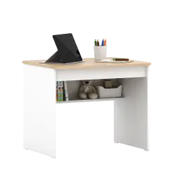 PIRA KIDS - MYKO DKK60 MEJA BELAJAR ANAK warna WHITE SM - PRO OAK - PIRA KIDS - foto 5