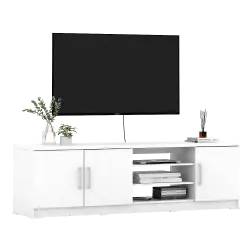 PIRA METROPOLIS - ARUNA AVA TV150 MEJA TV / RAK TV MINIMALIS warna WHITE - BAVARIAN - foto 2