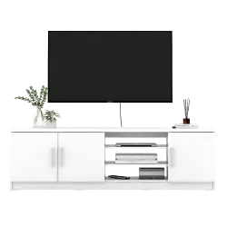 PIRA METROPOLIS - ARUNA AVA TV150 MEJA TV / RAK TV MINIMALIS warna WHITE - BAVARIAN - foto 3