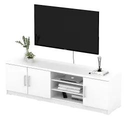 PIRA METROPOLIS - ARUNA AVA TV150 MEJA TV / RAK TV MINIMALIS warna WHITE - BAVARIAN - foto 4