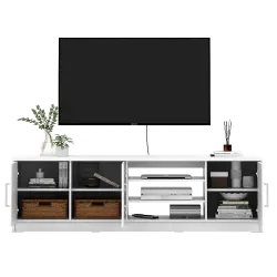 PIRA METROPOLIS - ARUNA AVA TV150 MEJA TV / RAK TV MINIMALIS warna WHITE - BAVARIAN - foto 5