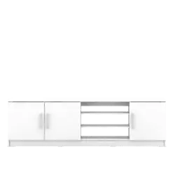 PIRA METROPOLIS - ARUNA AVA TV150 MEJA TV / RAK TV MINIMALIS warna WHITE - BAVARIAN - foto 7