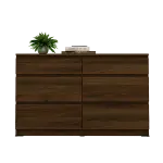 PIRA -  LINUS CH3+3 LEMARI LACI warna BROWN WALNUT - PIRA - foto 4
