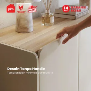 PIRA -  KOOVA SB180 BUFET / KABINET TV / SIDEBOARD / MEJA TV warna LIGHT TAUPE - PRO OAK - PIRA - foto 5