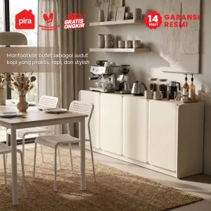 PIRA -  KOOVA SB180 BUFET / KABINET TV / SIDEBOARD / MEJA TV warna LIGHT TAUPE - PRO OAK - PIRA - foto 7
